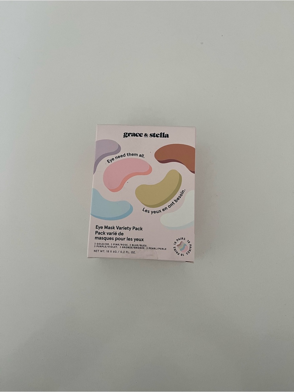 grace & stella Eye Mask Variety Pack, 18 pairs, NIB - Picture 2 of 6